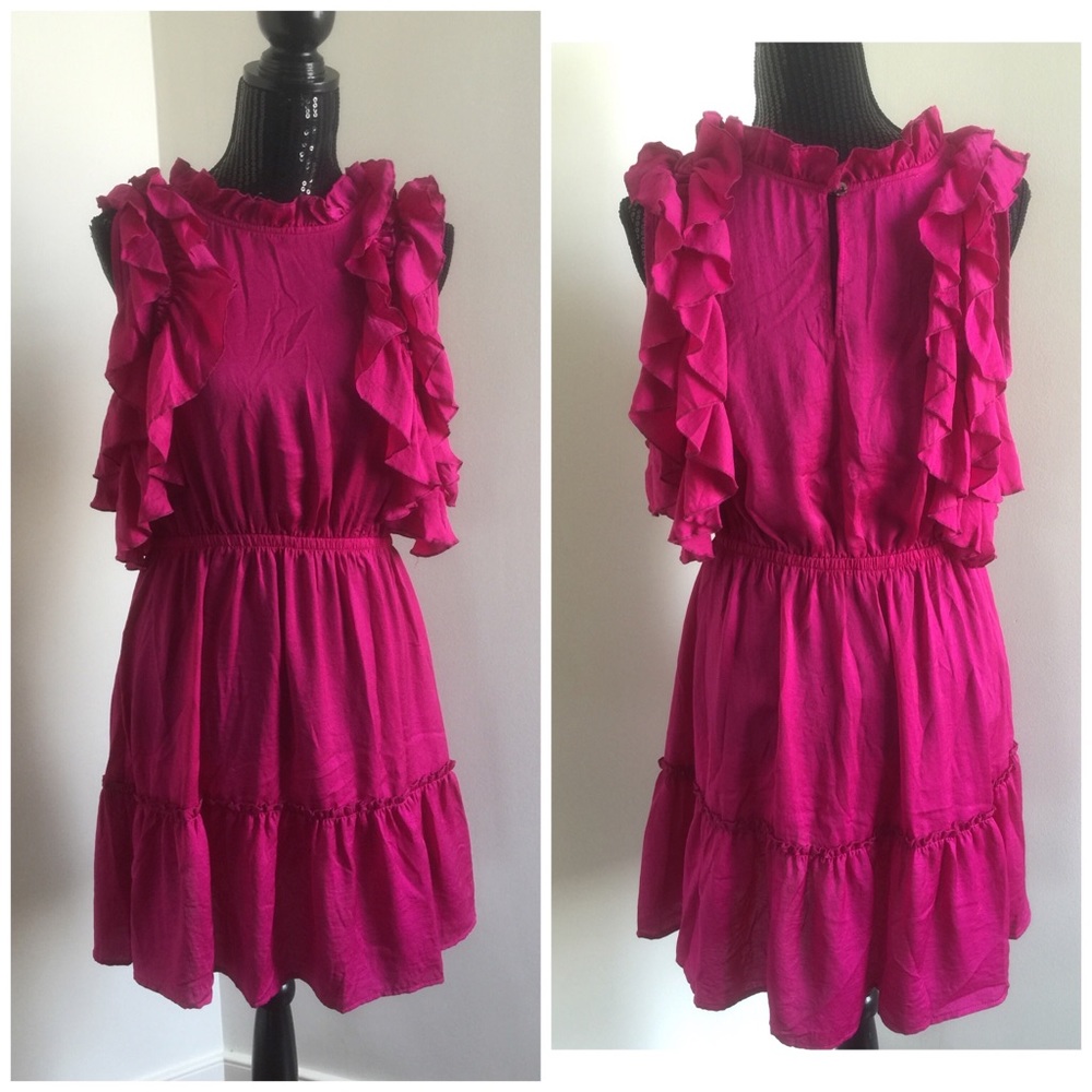 Pink Ruffle Dress